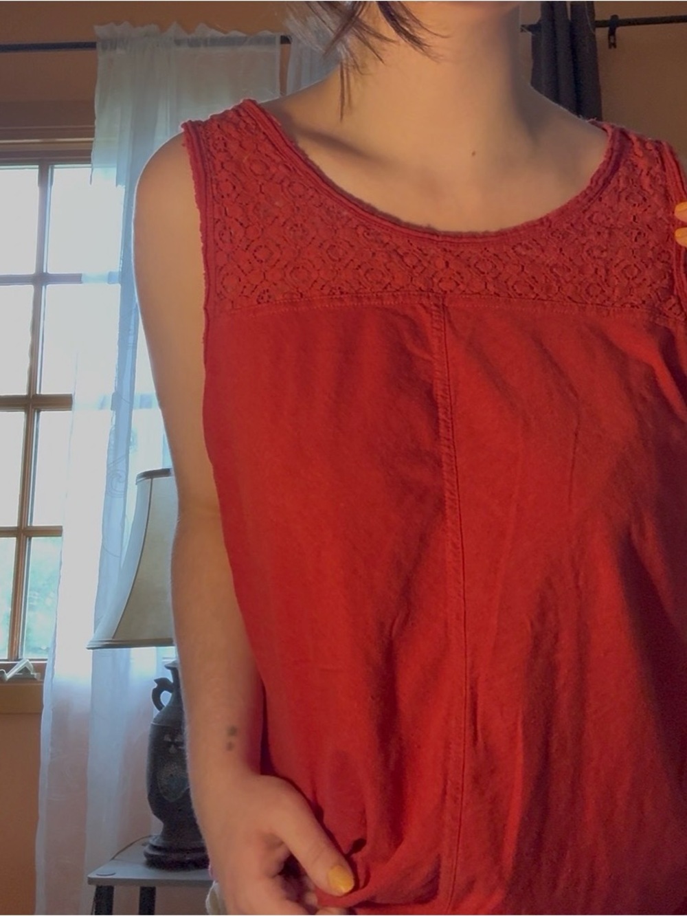 Prana Red Cassi Tank